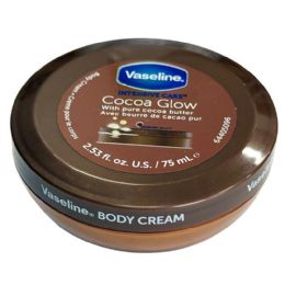 36 Pieces 75ML VASELINE INTENSIVE CARE GLOW BODY CREAM COCOA - Bath And Body
