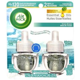 12 Pieces 2-Piece AIRWICK OIL REF OCEAN BREEZE - Air Fresheners