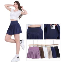 Women's Golf Skirt With Pocket Stretchy High Waist BuilT-In Shorts One Dozen Mix Size And Mix Colors Size S/m, L/xl