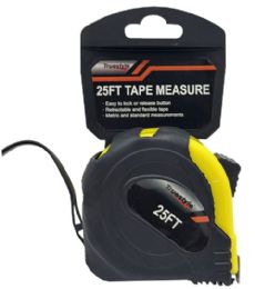 48 Pieces 25ft Tape Measure W Plastic Hang Tag - Tape Measures and Measuring Tools