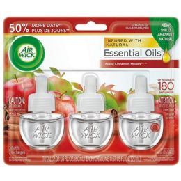 12 Pieces 3-Piece AIRWICK OIL APPLE CINNAMON - Air Fresheners