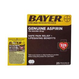 175 Pieces 2-Piece BAYER Aspirin - Pain and Allergy Relief