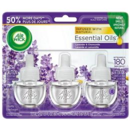 12 Pieces 3-Piece AIRWICK REFILL OIL LAVENDER CHAMOMile - Air Fresheners