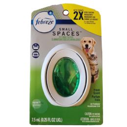 24 Pieces .25ML FEBREEZ SMALL SPACE FRESH SCENT - Air Fresheners