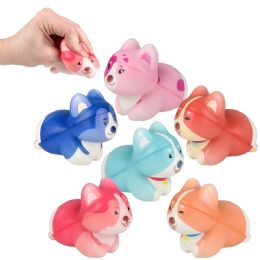 144 Pieces 3.25" Squish Corgi - Slime & Squishees