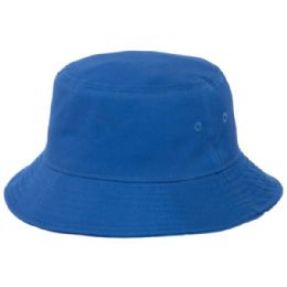 12 Wholesale Hang Ten Bucket Hat In Royal Blue