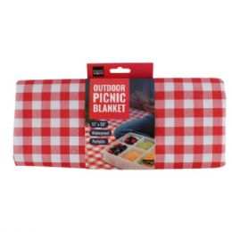 6 Wholesale 51" X 59" Waterproof Portable Outdoor Picnic Blanket