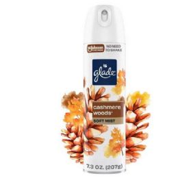 36 Pieces 7.3OZ GLADE AEROSOL CASHMERE WOODS - Air Fresheners