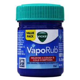 48 Pieces 25ml Vicks Vapo Rub - Pain and Allergy Relief