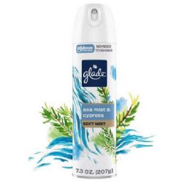 36 Pieces 7.3oz Glade Aerosol Sea Mist & Cypress - Air Fresheners