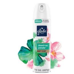 36 Pieces 7.3oz Glade Aerosol Soft Mint - Air Fresheners
