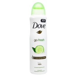 Wholesale Footwear 150ML DOVE Body Spray GO FRESH CUCUMBER & GREEN TEA