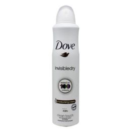 Wholesale Footwear 250ML DOVE Body Spray For Women INVISIBLE DRY