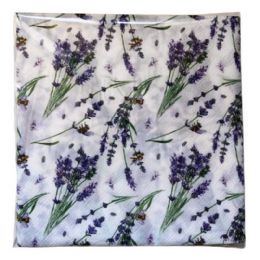 48 Pieces 13"x13" Lavender Design Napkin 40-Piece - Tissue Paper