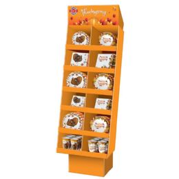 156 Pieces Thanksgiving Paper Tableware Display - Plastic Bowls and Plates