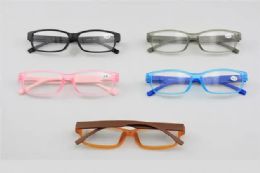 36 Pieces Unisex Matte Rectangular Full-Rim Reading Glasses Assortment - Reading Glasses