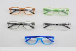 36 Pieces Unisex Matte Keyhole Rectangular Reading Glasses Assortment - Reading Glasses