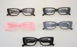 36 Pieces Women's Chunky Rectangular Reading Glasses Assortment - Reading Glasses