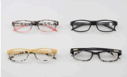 36 Pieces Unisex TwO-Tone Patterned Rectangular Reading Glasses Assortment - Reading Glasses
