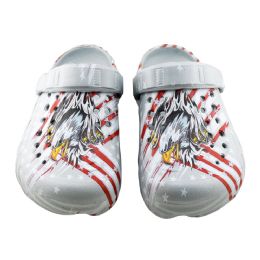Wholesale Footwear Toddler's Patriotic Bald Eagle Clogs (5-10)