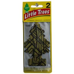 36 Pieces 2-Piece Little Trees Gold - Air Fresheners