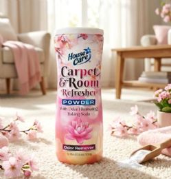 60 Pieces 17.6oz Carpet And Room Refresher Odor Remover Powder - Cleaning Products