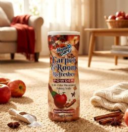 60 Pieces 17.6oz Carpet And Room Refresher Apple Cinnamon Powder - Cleaning Products