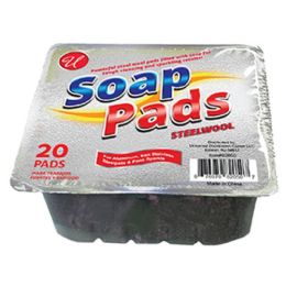 48 Pieces 20-Count Soap Pad Pink - Scouring Pads & Sponges