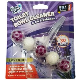 72 Pieces 5-IN-1 Rim Hanger Toilet Bowl Cleaner Lavender - Cleaning Products