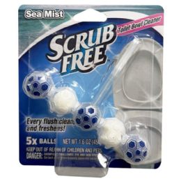 48 Pieces 1.6oz Scrub Free Toilet Bowl Cleaner Sea Mist - Cleaning Products