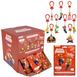96 Wholesale Super Mario Backpack Buddies Blind Bag 24ct