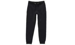 24 Pieces Boy's SweatpantS- Basic Active Fleece Jogger Pants Black Size S(4) - Boys Jeans & Pants