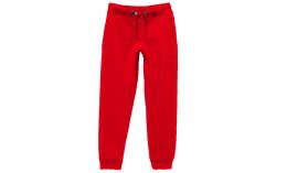 24 Pieces Boy's SweatpantS- Basic Active Fleece Jogger Pants Red Size S(4) - Boys Jeans & Pants