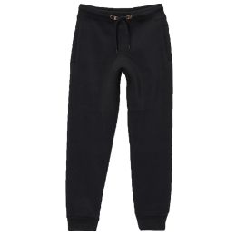 24 Pieces Boy's SweatpantS- Basic Active Fleece Jogger Pants Black S(8) - Boys Jeans & Pants