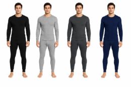 Yacht & Smith Mens Assorted Colors Thermal Sets Assorted Sizes S-xl