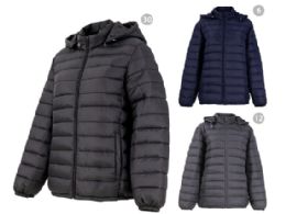 48 Sets Hooded Lightweight Puffer Jacket Assorted Size S/M-Xl/xxl - Women's Winter Jackets