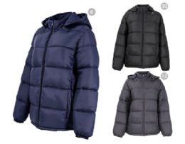 48 Sets Hooded WidE-Baffle Puffer Jacket Assorted Size S/M-Xl/xxl - Women's Winter Jackets