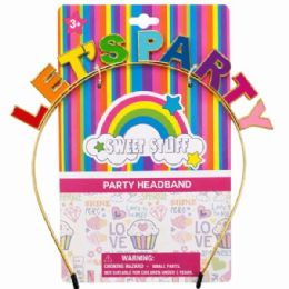 36 pieces Luv Her Lets Party Head Band - Store