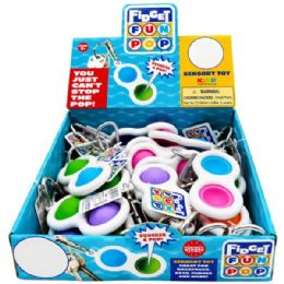 72 pieces Fidget Fun Pop Novelty Key Chain In Pdq Display - Store
