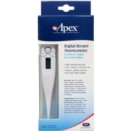 18 pieces Apex White Digital Beeper Thermometer - Store