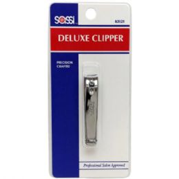72 pieces Sassi Deluxe Precision Nail Clipper With BuilT-In Nail File - Store