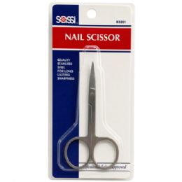 72 pieces Sassi Professional Stainless Steel Nail Scissors - Store