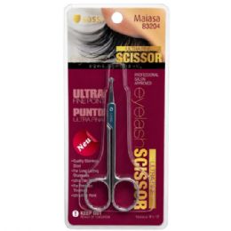 72 pieces Sassi Professional Ultra Fine Point Eyelash Scissors - Store