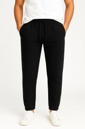 12 Pieces Men Classic Heavyweight Premium Jogger Sweatpants Black S-2xl - Mens Sweatpants