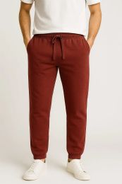 12 Pieces Men Classic Heavyweight Premium Jogger Sweatpants Brick S-2xl - Mens Sweatpants