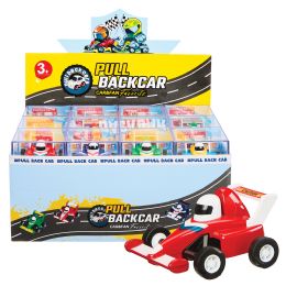 96 pieces Mini Diecast PulL-Back Car In Clear Display Box - Car, Planes, Trains & Bikes