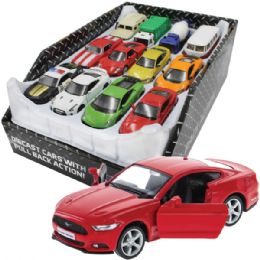 24 pieces DiE-Cast Pullback Toy Cars - Car, Planes, Trains & Bikes