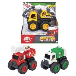 96 pieces Dickie Toys Mighty Engines Friction Vehicle - Car, Planes, Trains & Bikes