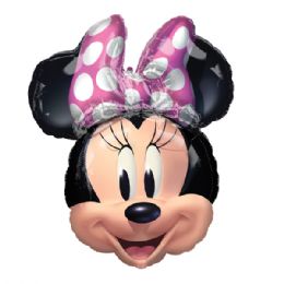100 pieces Jumbo Licensed Foil Balloon - Minnie Mouse - Balloons & Balloon Holder