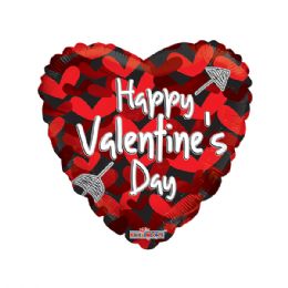 100 pieces Valentine's Many Hearts Foil Balloon - Balloons & Balloon Holder